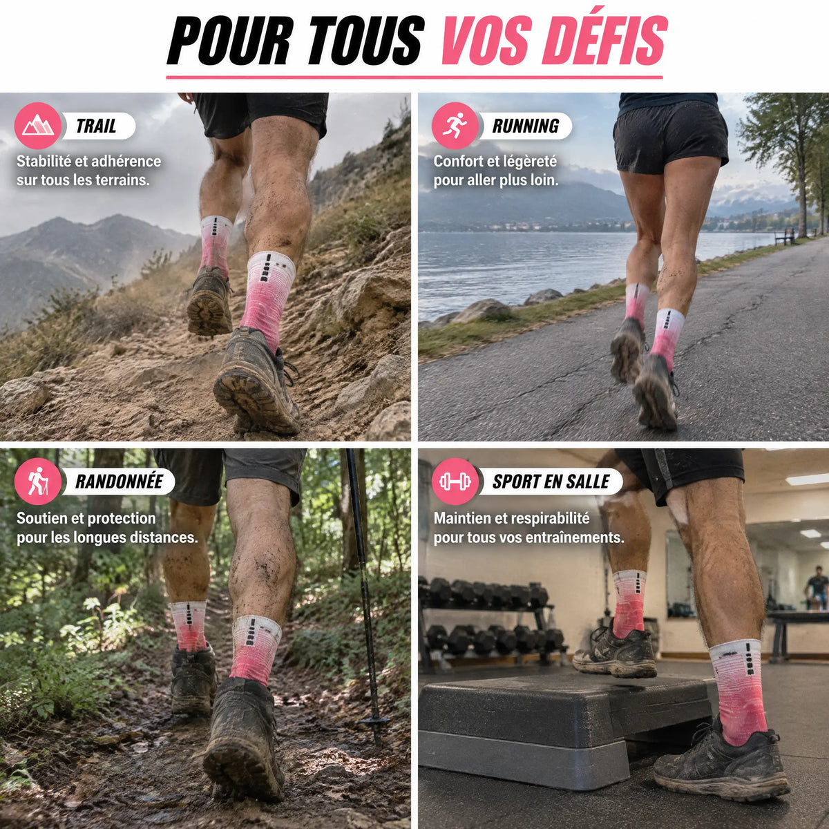 Chaussettes Running & Trail V2 – Performance